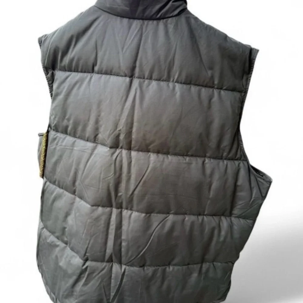 The Foundry Men's Charcoal Puffer Vest 4XLT Big & Tall Winter Quilted - Picture 4 of 5